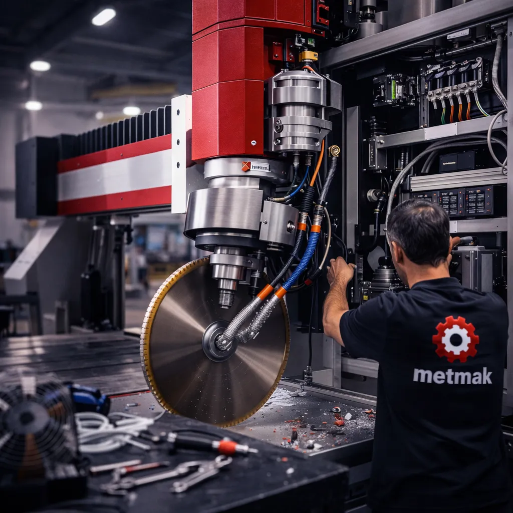 5 Eksen CNC Köprü Kesim Makine Üretimi