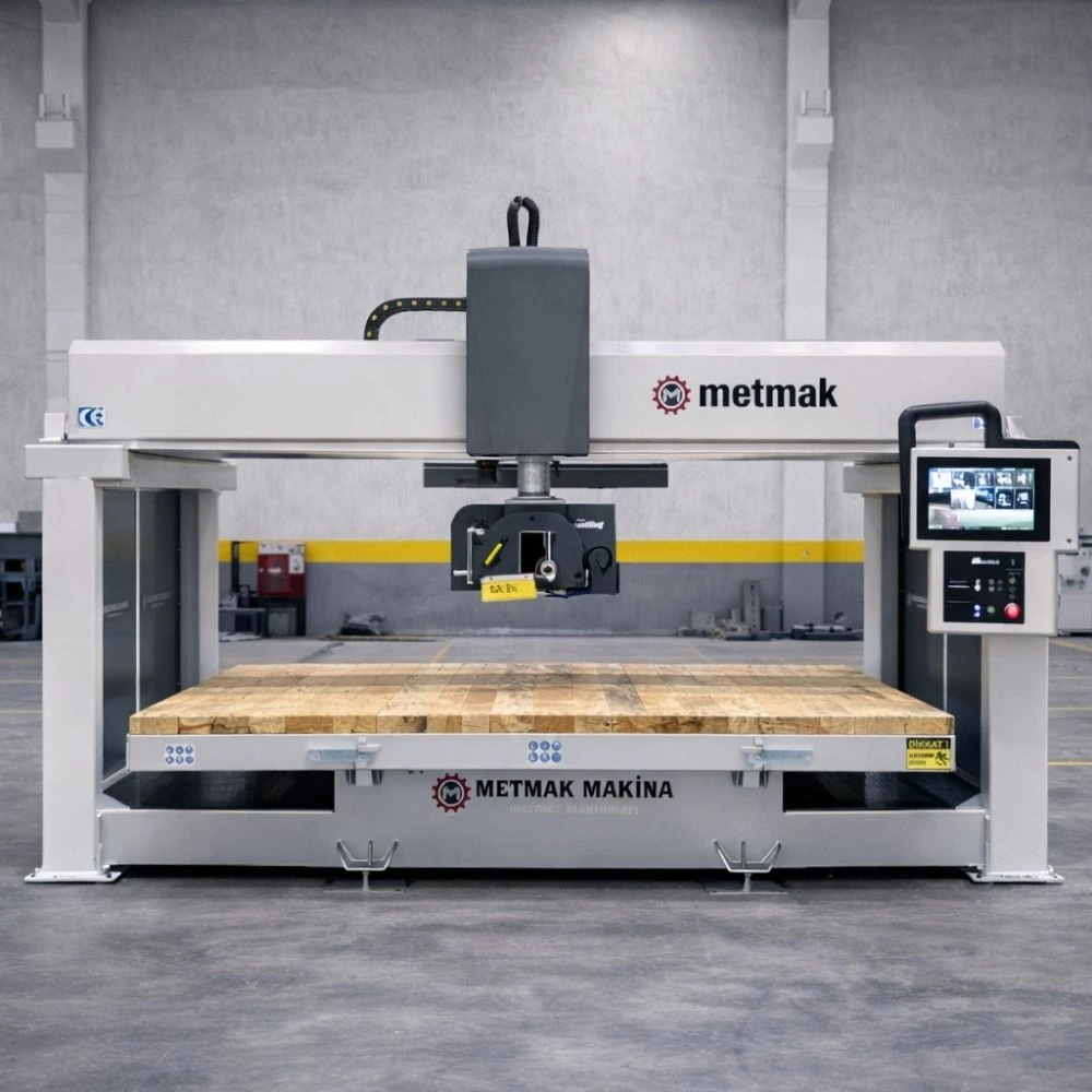 Standart Kameralı 5 Eksen CNC Köprü Kesim Makinesi